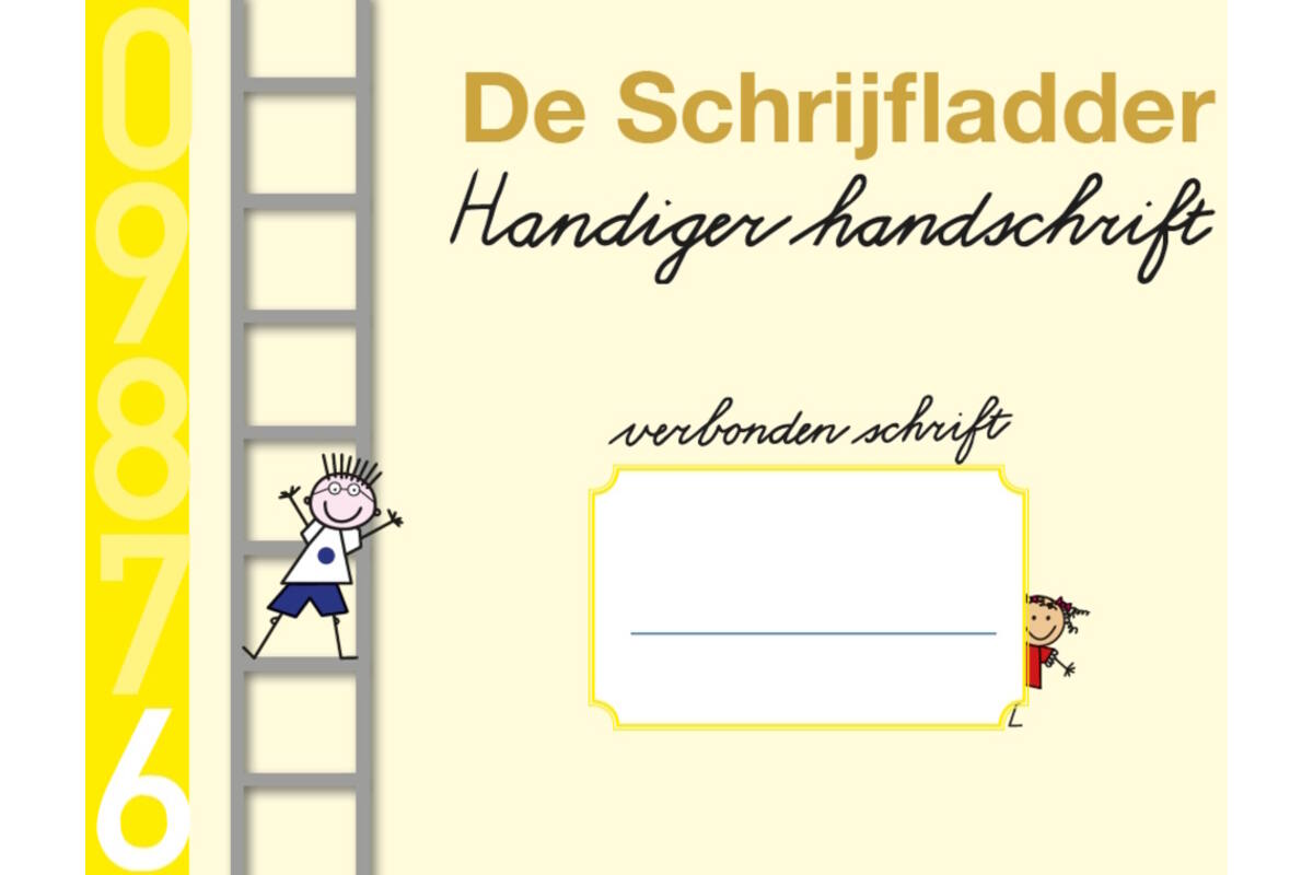 Handiger Handschrift groep 4 A5 Schrift 6 - Hoofdletters verbonden schrift