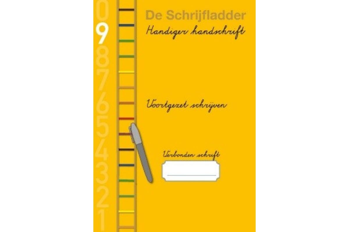 Handiger Handschrift groep 7-8 A4 Schrift 9 - Voortgezet schrijven verbonden schrift