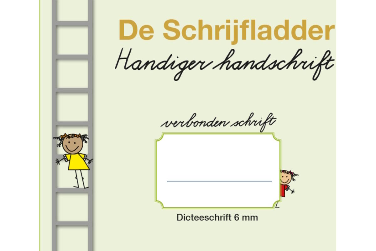 Handiger Handschrift groep 3 A5 Dictee schrift - 6 mm verbonden schrift