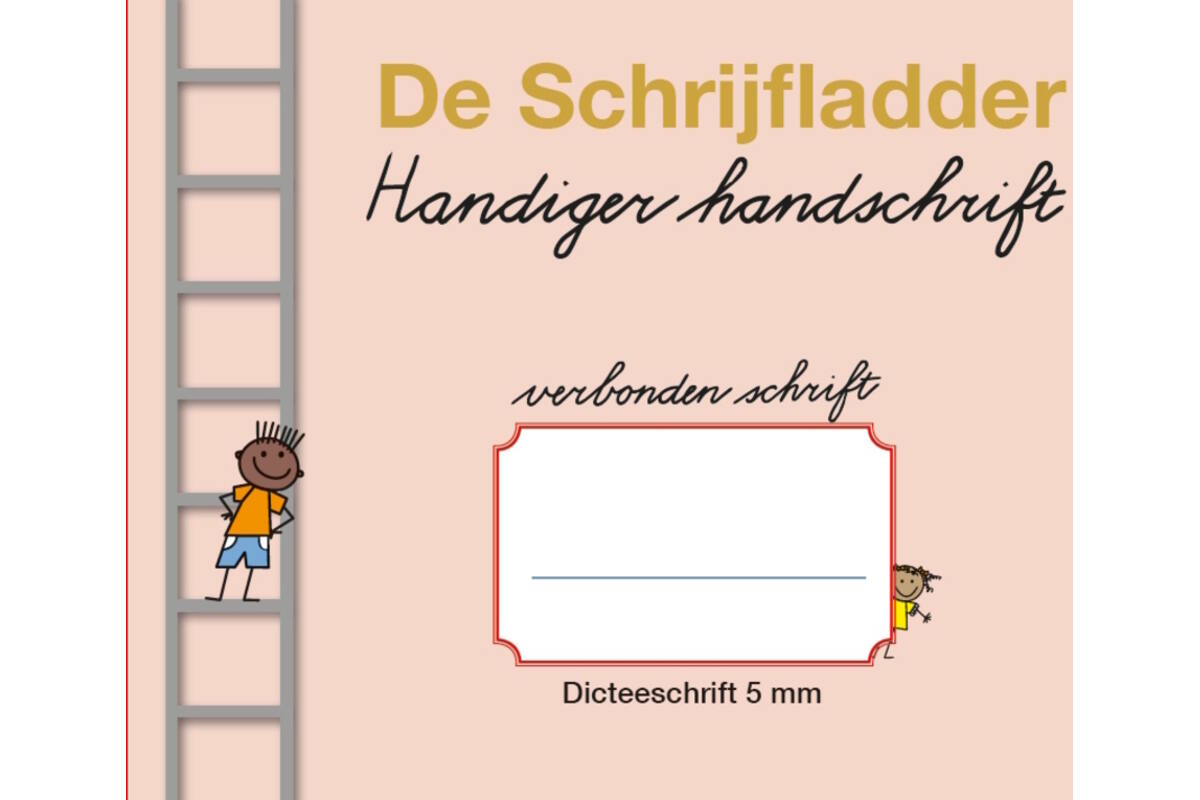 Handiger Handschrift groep 3 A5 Dictee schrift - 5 mm verbonden schrift