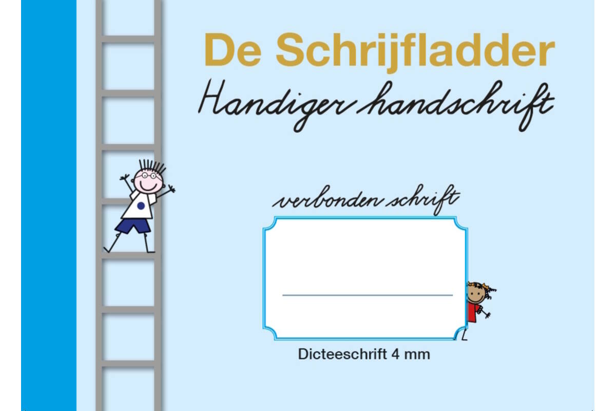 Handiger Handschrift groep 4 A5 Dictee schrift - 4 mm verbonden schrift