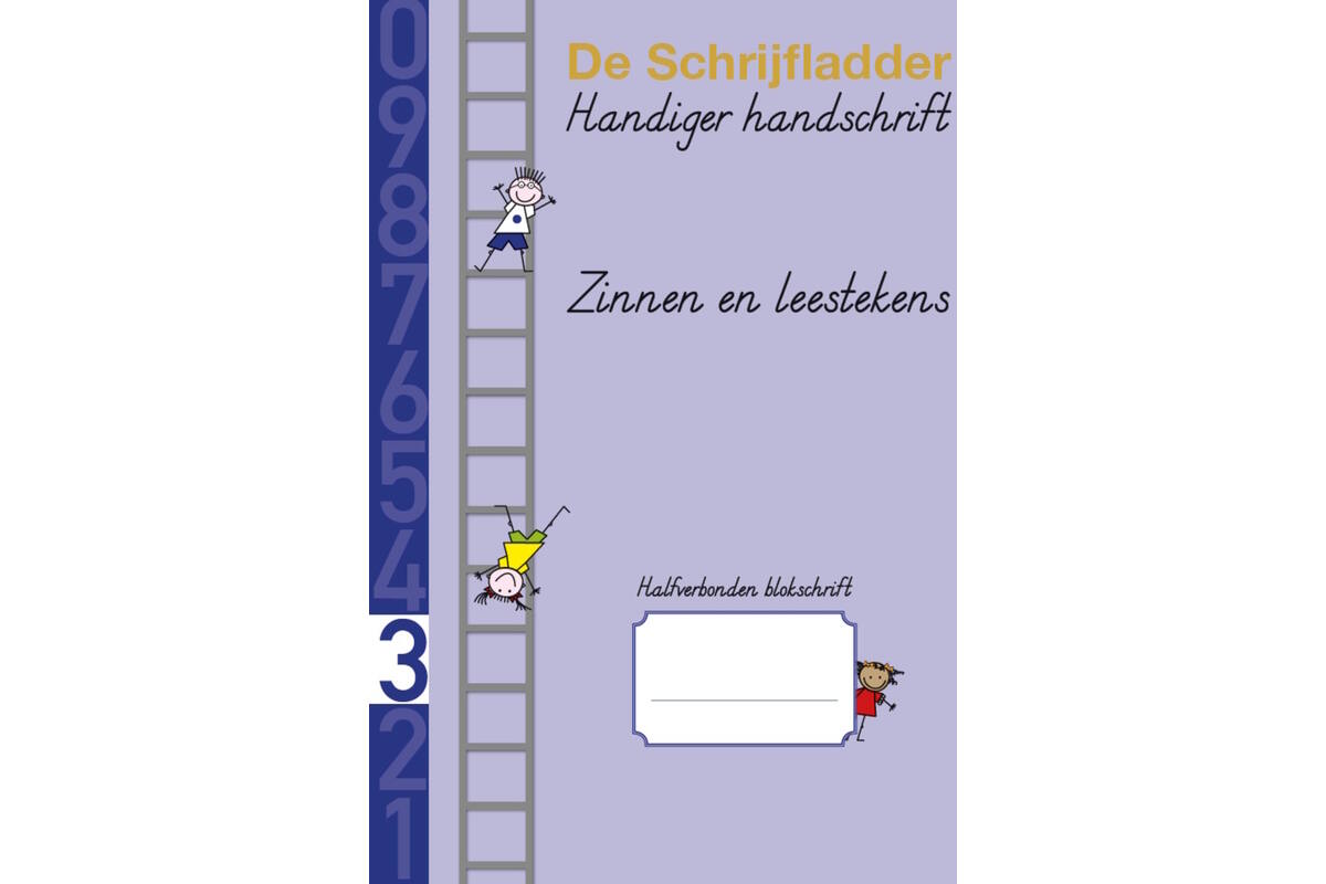 Handiger Handschrift groep 3 A4 Schrift 3 - Zinnen en leestekens halfverbonden blokschrift