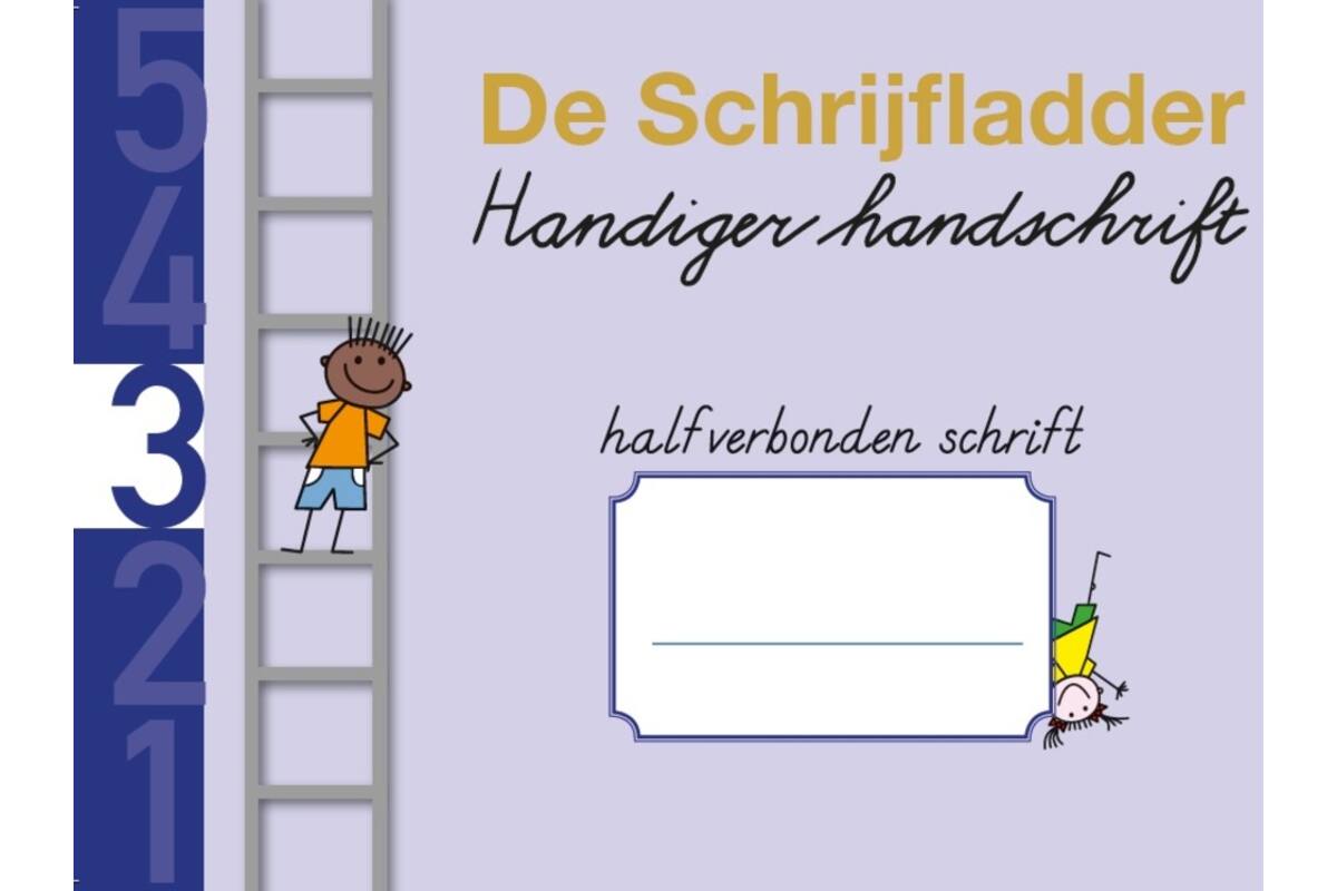 Handiger Handschrift groep 3 A5 Schrift 3 - Letters deel B halfverbonden blokschrift