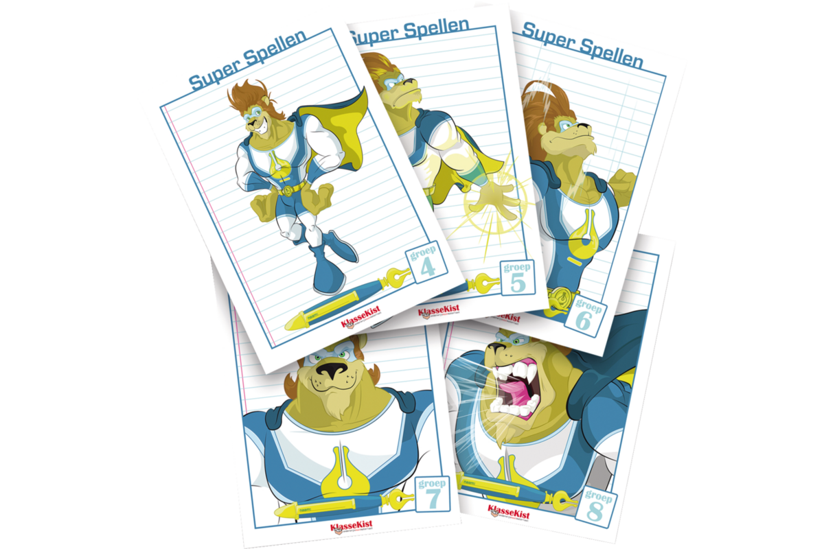 Super Spellen werkblokken groep 4 (5 stuks)