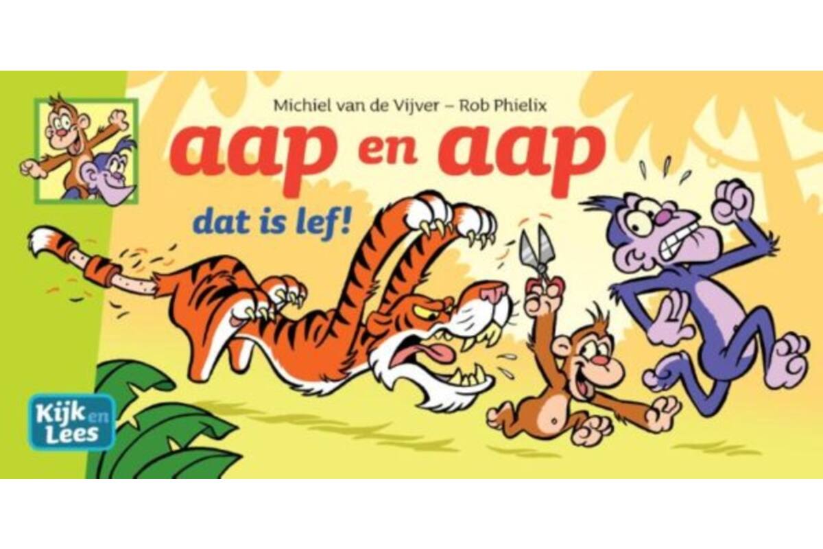 Kijk en Lees - Aap en aap - Dat is lef!