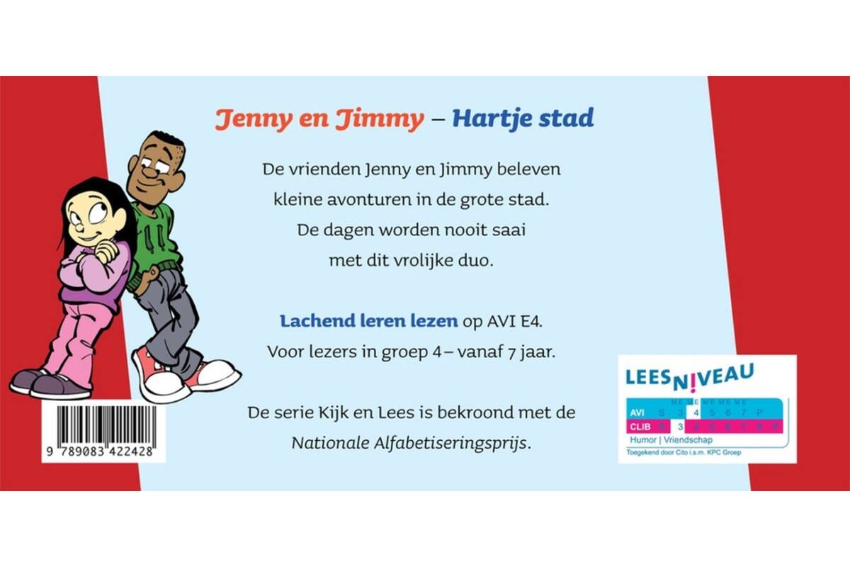 Kijk en Lees - Jenny en Jimmy - Hartje stad