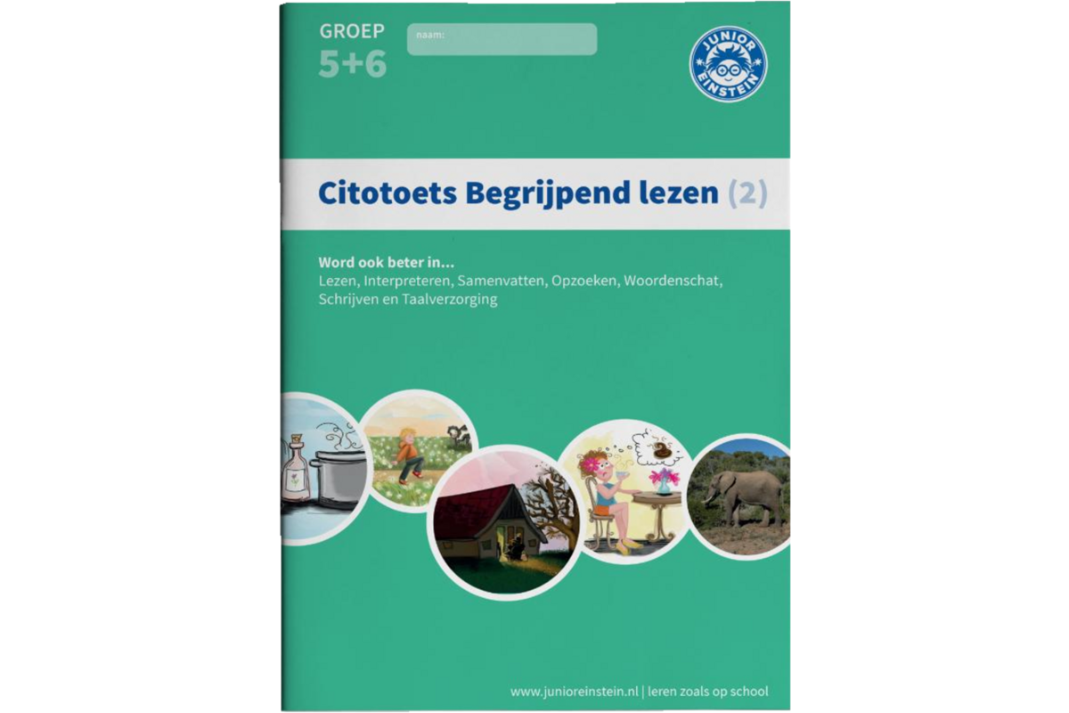 Citotoets begrijpend lezen 2 - oefenboek - groep 5 en 6