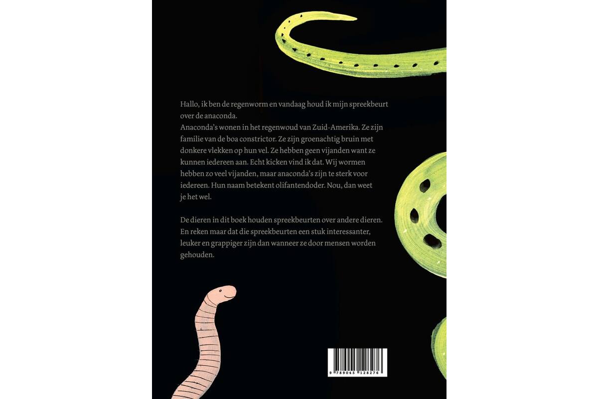 Vandaag houd ik mijn spreekbeurt over de anaconda