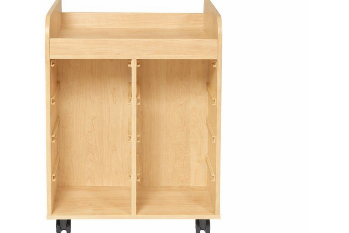 Steamkast laag  62,7 x 89 x 70,6 cm, ahorn incl. wielen, excl. laden