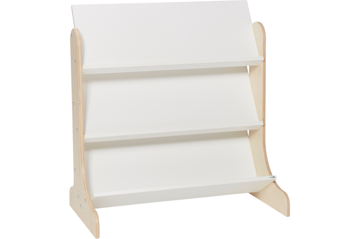 Boekenpresentator wit