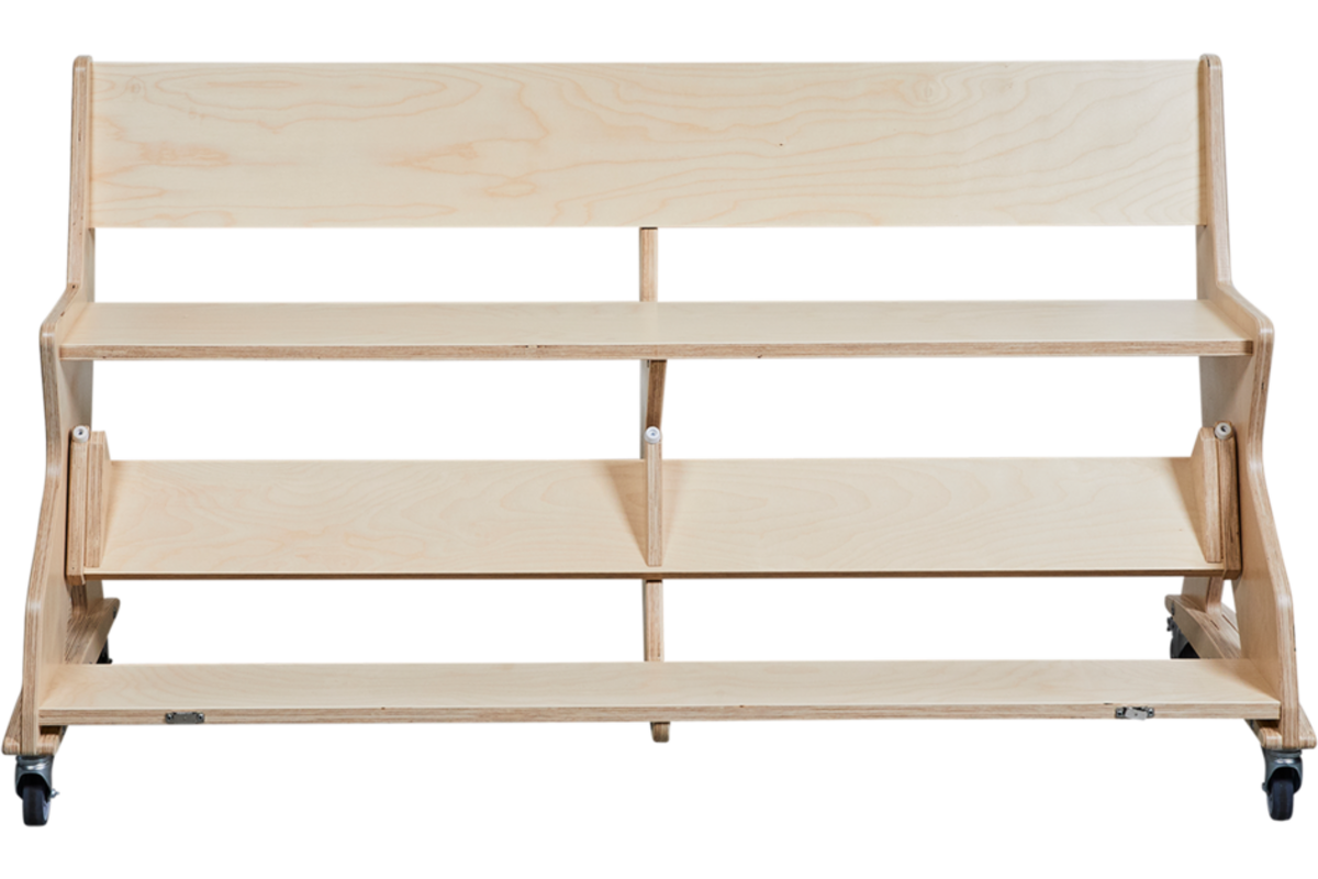 Zitbank Flex 120 cm HPL toplaag ahorn