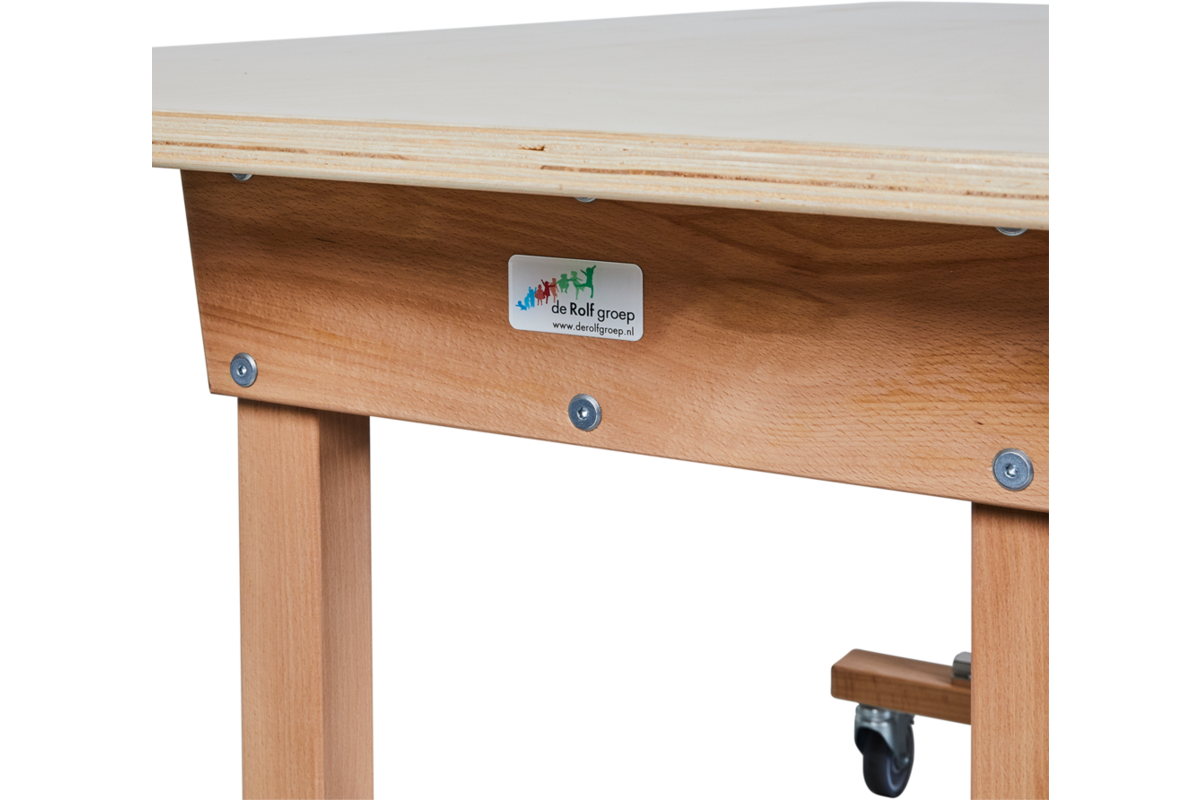 Tafel Flex 150 HPL toplaag Ahorn, 150 x 80 cm , met rechte poten