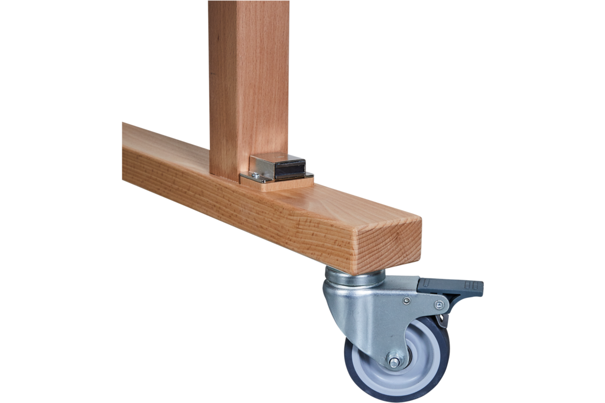 Tafel Flex 150 HPL toplaag Ahorn, 150 x 80 cm , met rechte poten