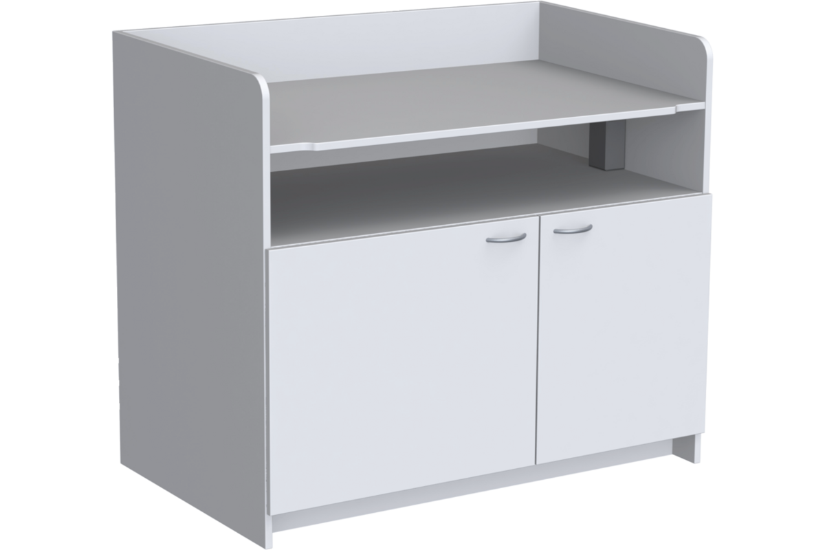 Aankleedtafel Standard 120 wit zonder trap