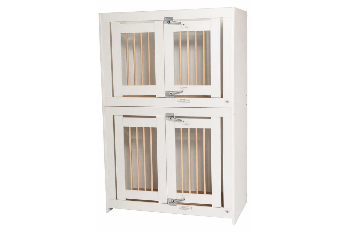 Bed Standard DUO slaper wit incl. plat dak