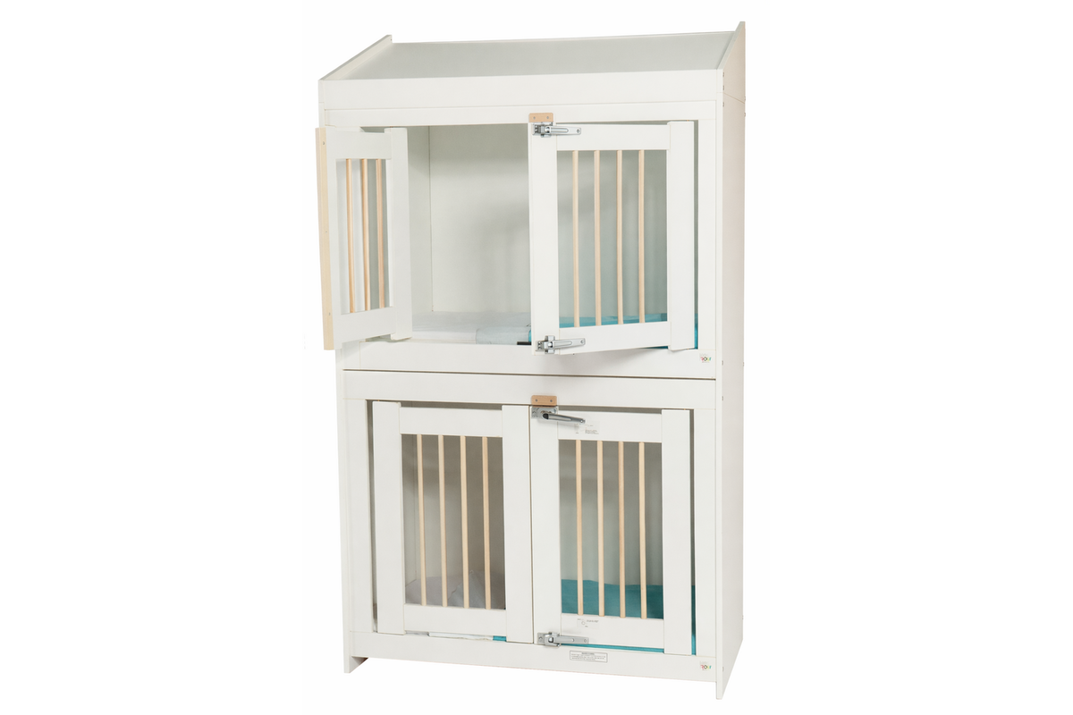 Bed Standard DUO slaper wit incl. lessenaarsdak