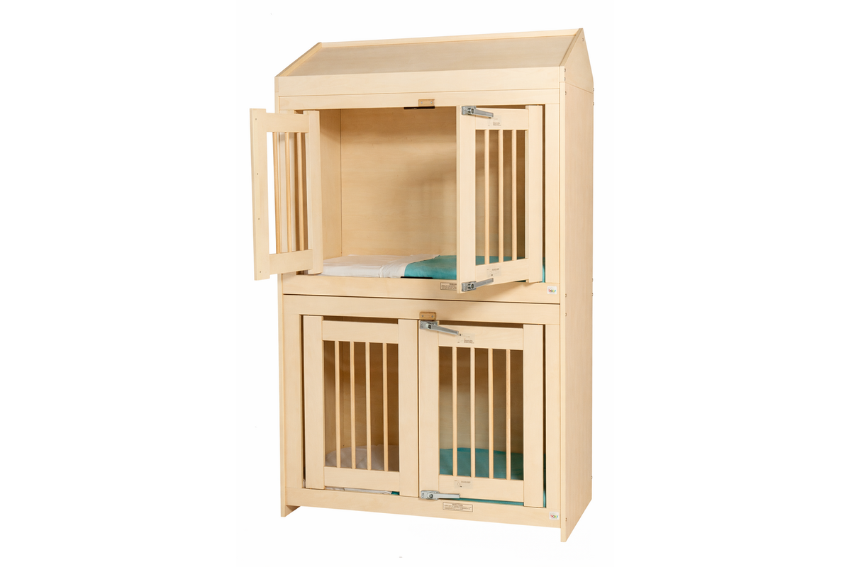 Bed Standard DUO slaper ahorn incl. lessenaarsdak