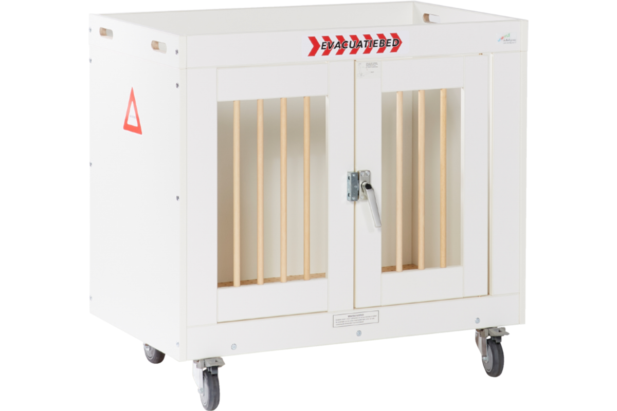Evacuatiebed Compact Line wit, compleet