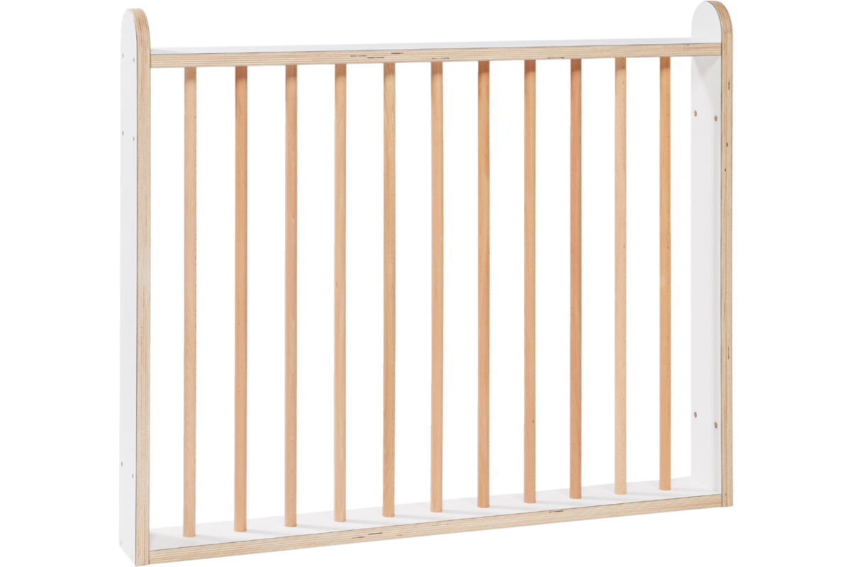 Grondboxelement | Wit, 90 cm, recht