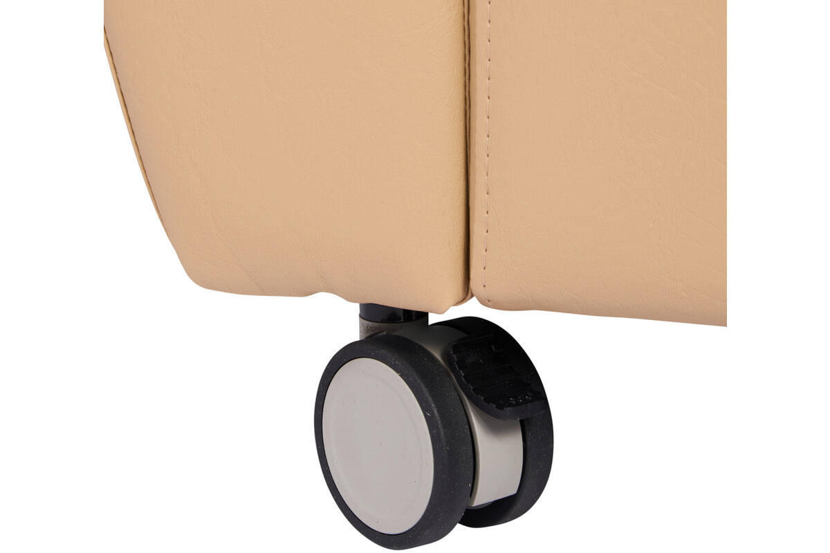 Bank Rolo 2-zits, geremde wielen, stof 7x 32M1709 classic java