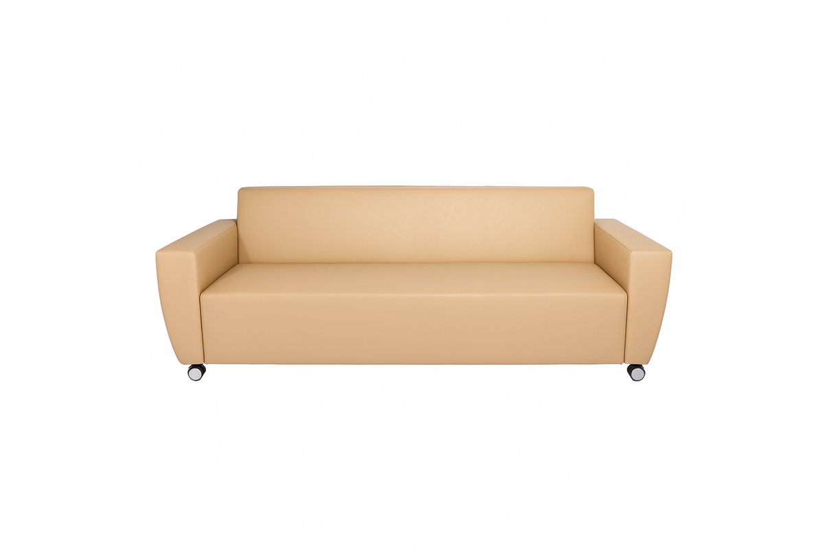 Bank Rolo 3-zits, geremde wielen, stof 7x 32M1709 classic java