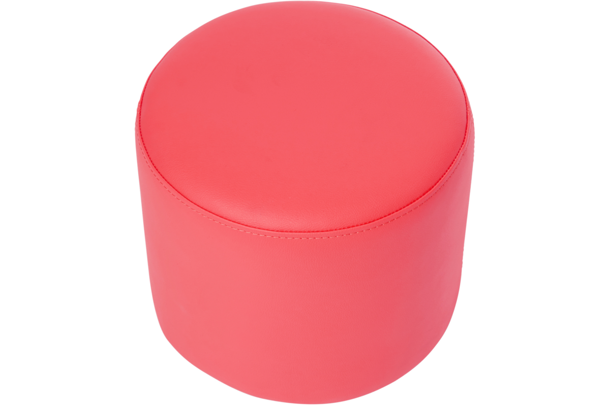 Poefje Robbie 31 cm hoog, stof Boltaflex 454348 zalm (Lox)