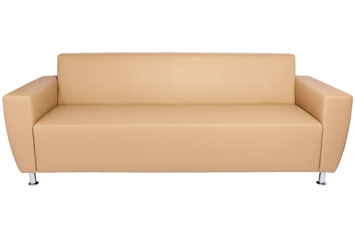 Bank Rolo 3-zits, op poten, stof 7x 32M1709 classic java