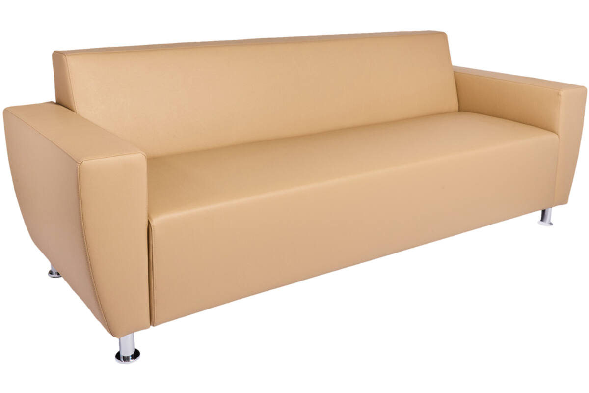 Bank Rolo 3-zits, op poten, stof 7x 32M1709 classic java