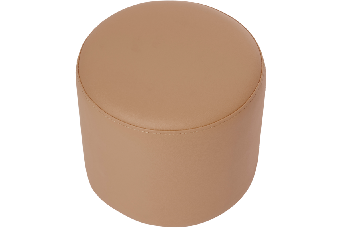 Poefje Robbie 26 cm hoog,  Ø 30cm, stof 7x 32M1709 classic java