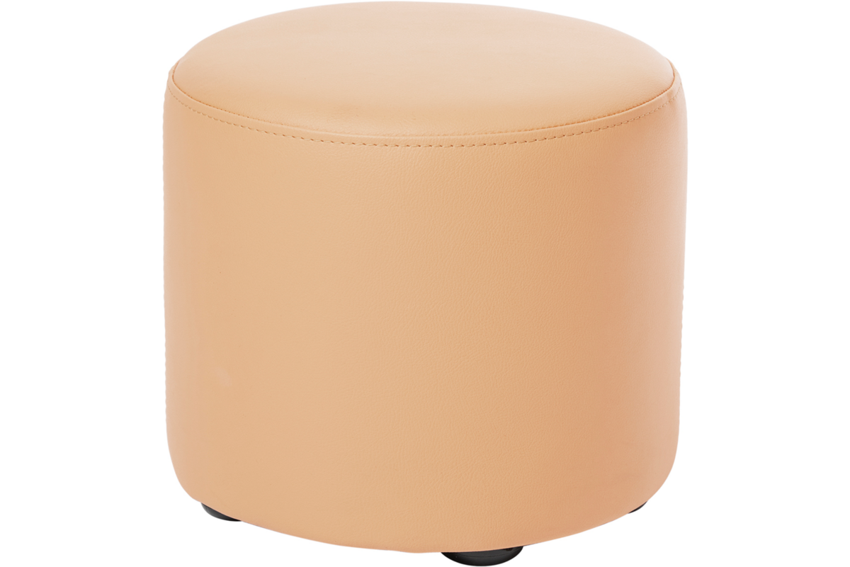 Poefje Robbie 26 cm hoog Ø 30 cm, stof 8x 32M1241 classic beige