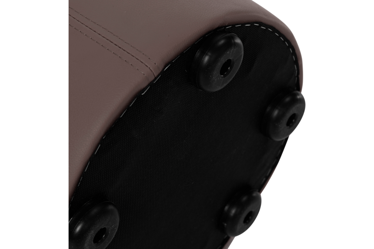 Poefje Robbie 31 cm hoog Ø 30, stof 7x 32M2793 classic lever (bruin)