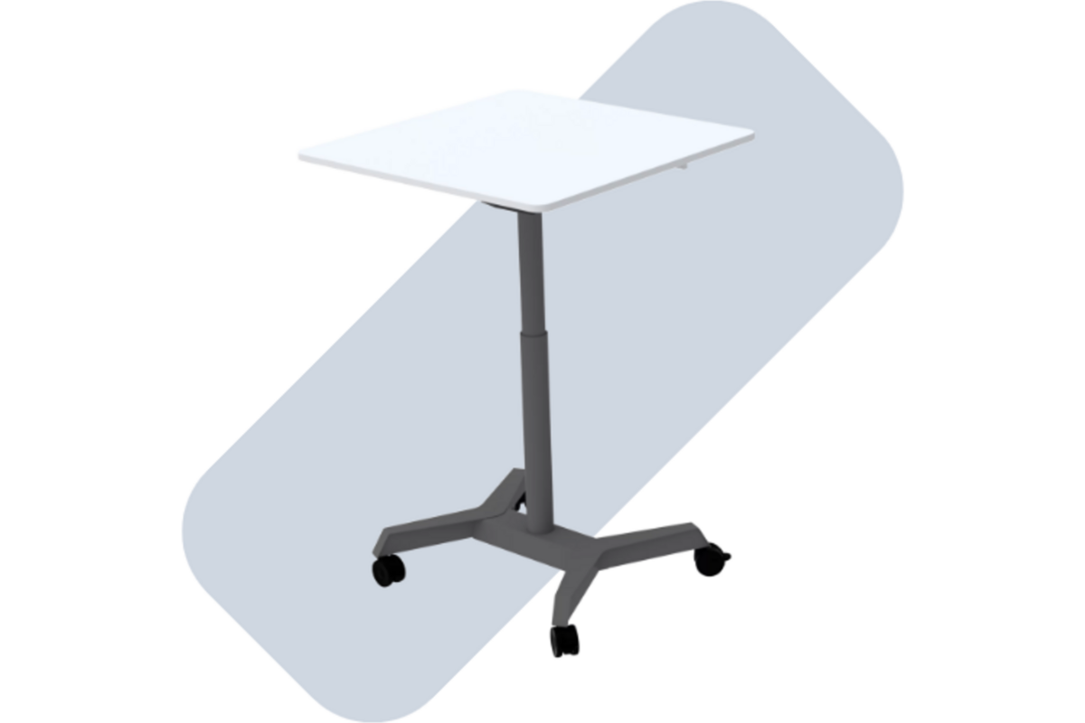 Boomerang zit-/statafel 80x80 cm