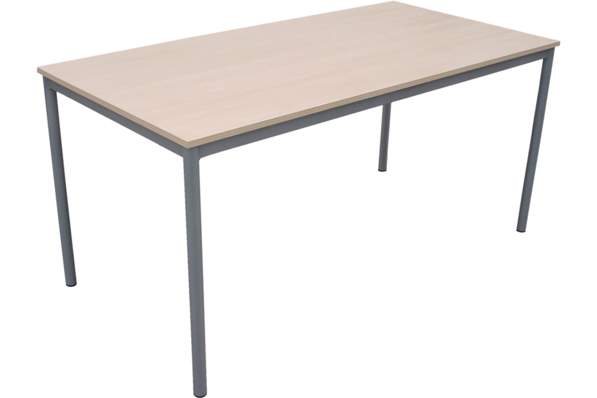 Tafel Rondo 200 x 80 cm, 4-poot, blad kunststof