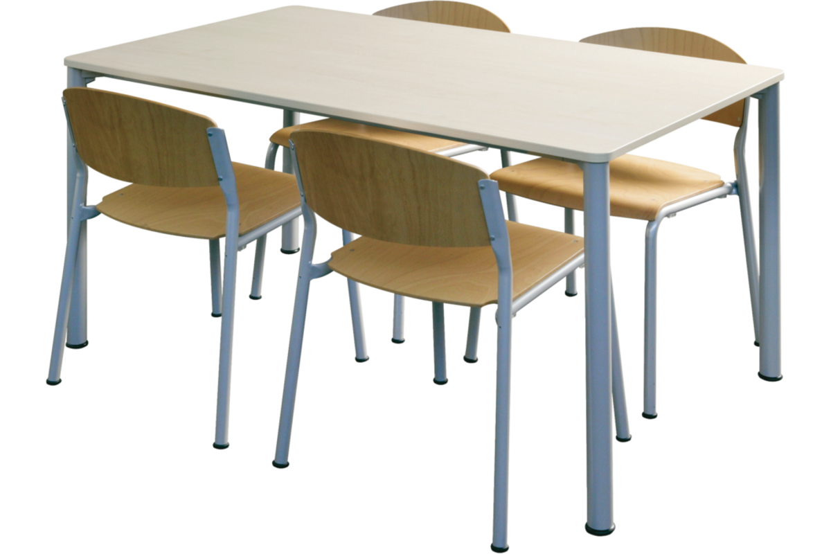 Tafel Luma 160 x 80 cm blad kunststof