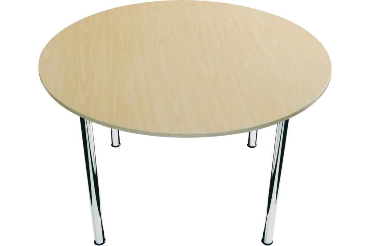 Tafel Luma cirkel 120 op vierkant frame als 80 x 80 cm