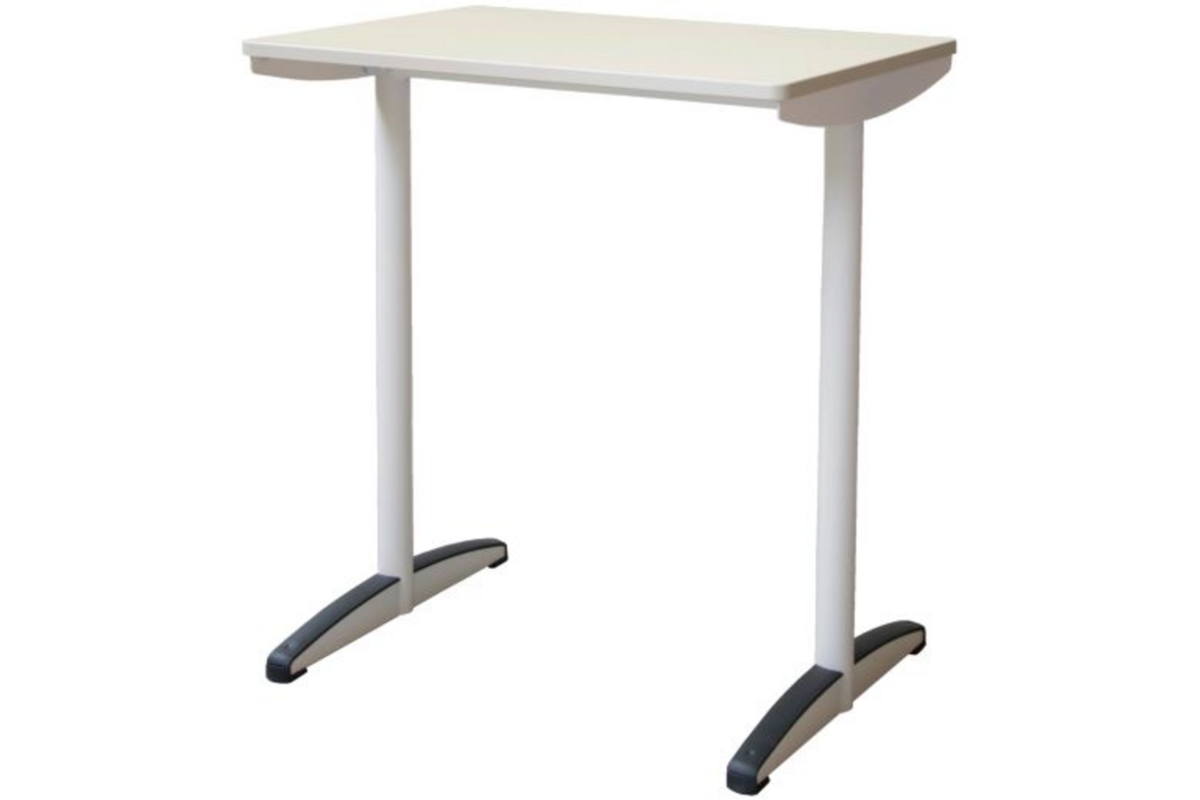 Tafel Lesca T-poot model, blad met PP-rand 70 x 50 cm.
