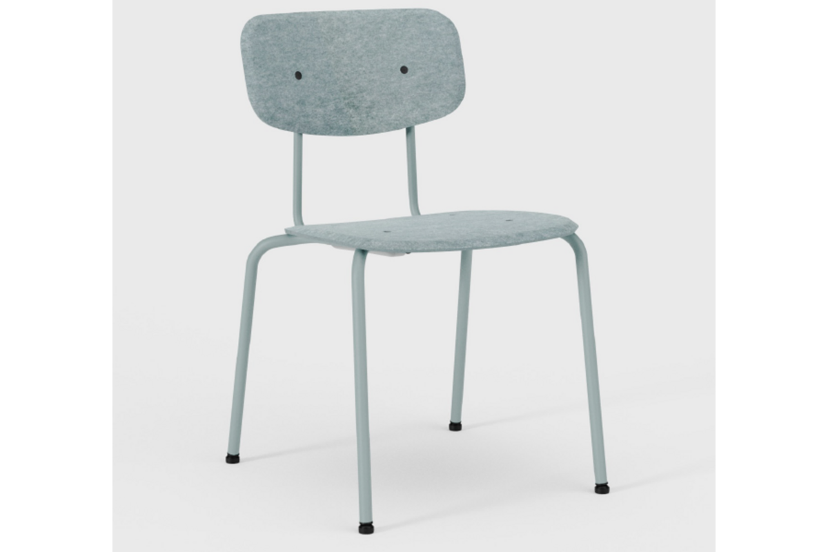 Stoel Atlas, vierpoot, Felt
