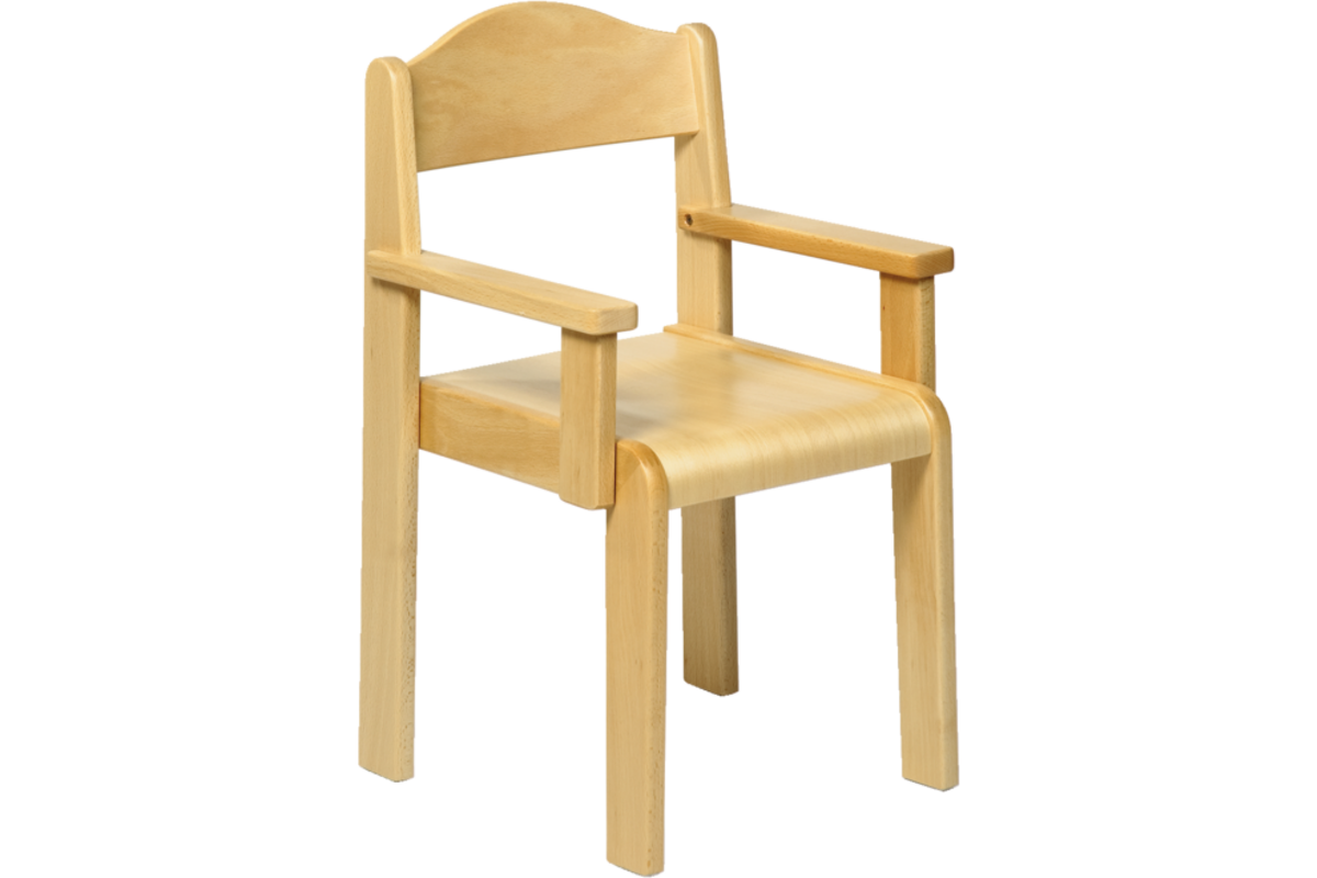 Stoel Original, beuken, hoogte A1-26 cm met armleuningen