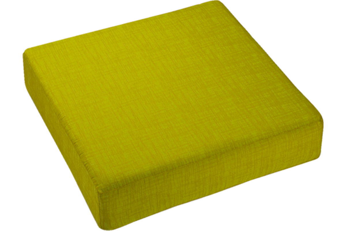 Kussen stof vierkant 80x77,4x20 cm groen