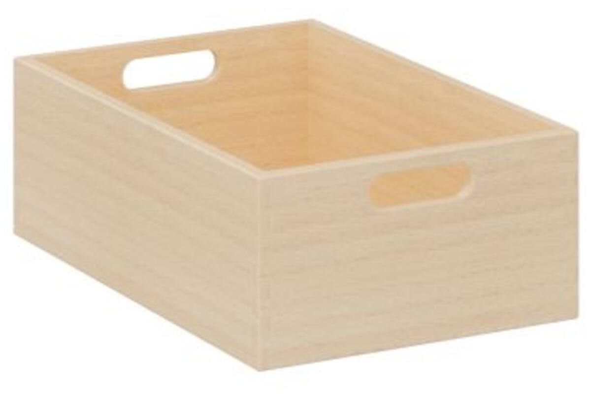 Bak t.b.v materiaalkast 6503023 en 6503024, ahorn, 23 × 35 × 12 cm