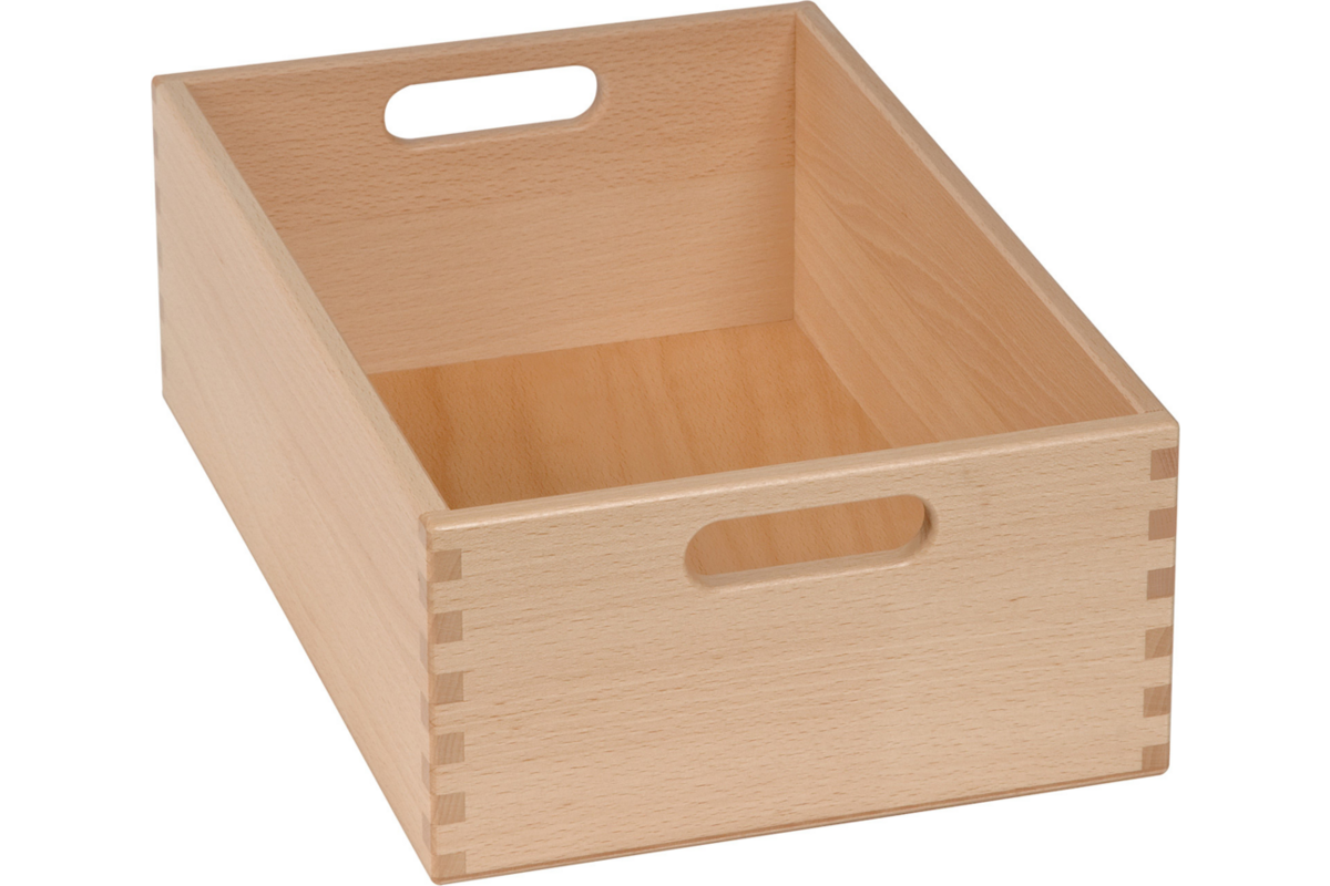 Bak t.b.v. materiaalkast 6503024 en 6503023, beuken, 23 × 35 × 12 cm