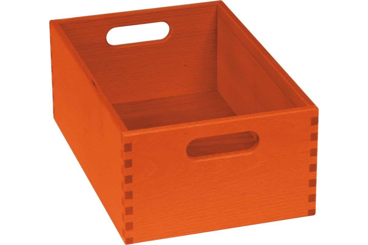 Kist, gebeitst, 23 × 35 × 14 cm