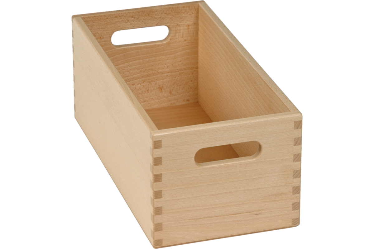 Kist, hout, ahorn, 17 × 35 × 14 cm