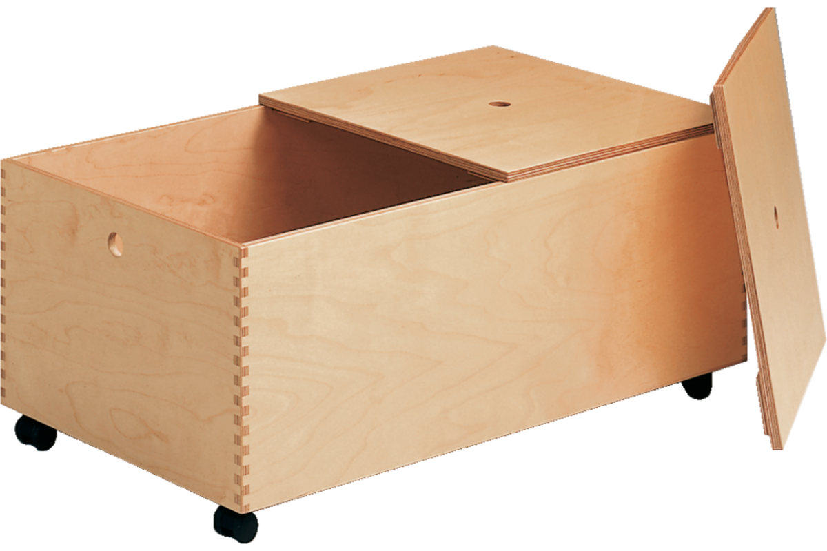 Speelgoedwagen, verrijdbaar 80 × 40 × 32,5 cm