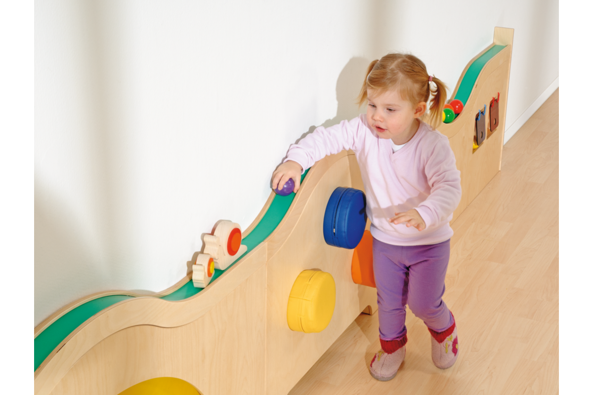 Speelwand cilinder, 103 × 7 × 63 cm cm, berken multiplex