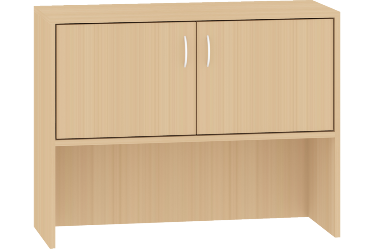 Kast met deuren voor rolbak, beuken, 100 x 40 x 77 cm