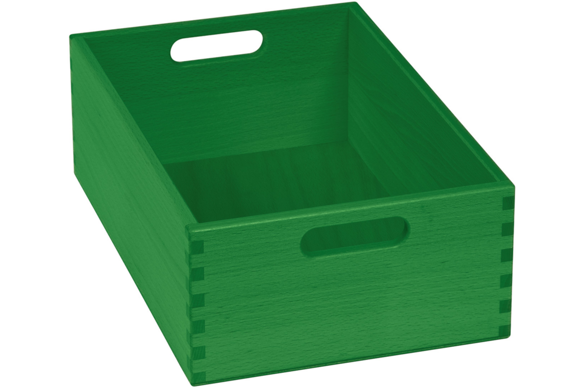 Bak tbv materialkast 6503023 en 6503024, gebeitst, 23x35x12cm, d.groen