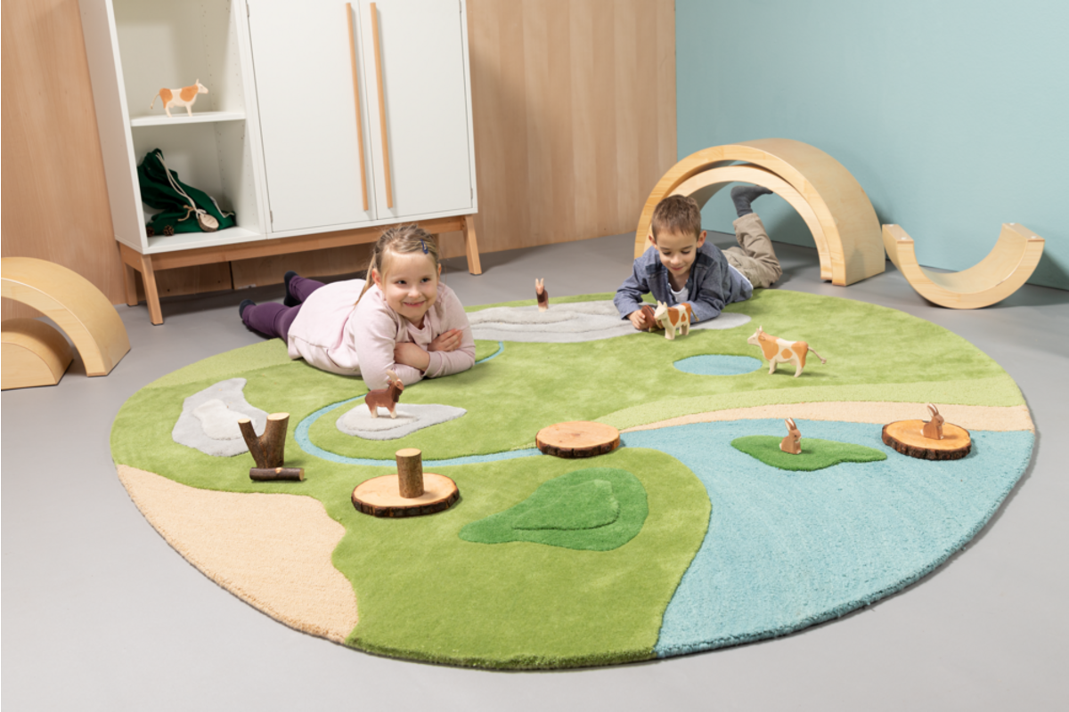 3D tapijt landschap