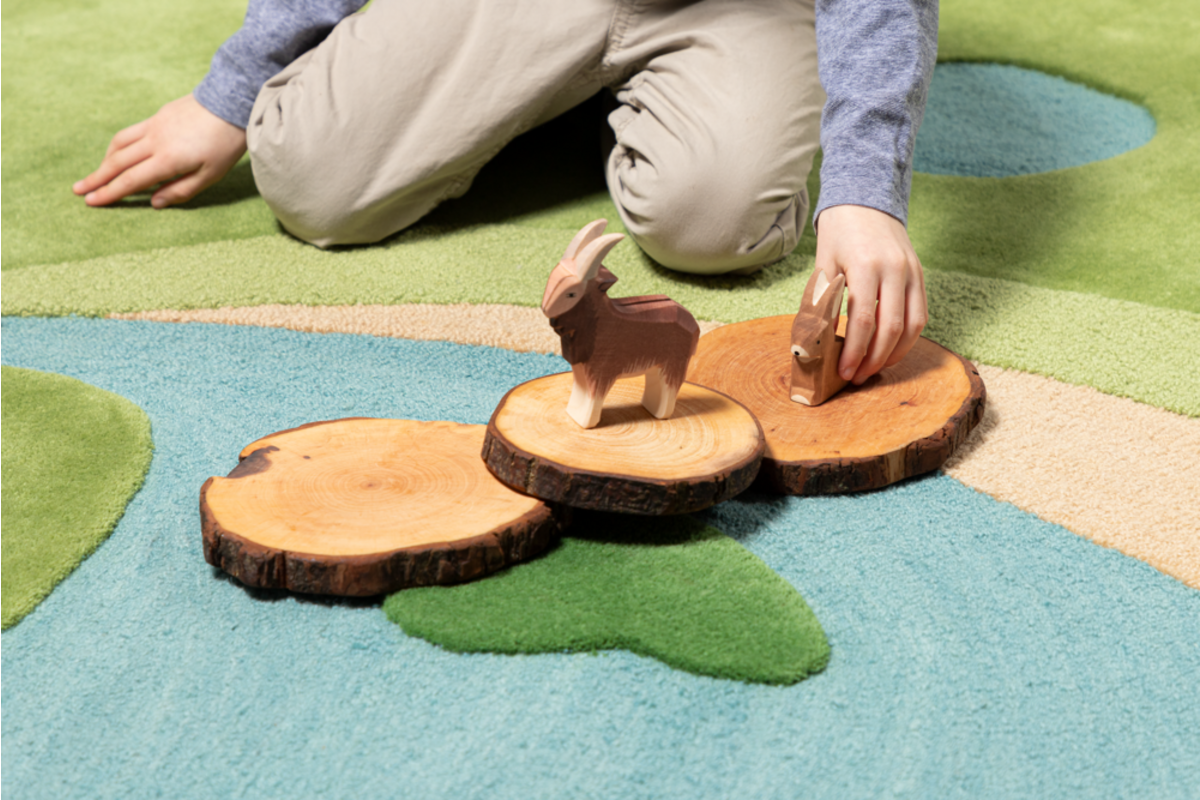3D tapijt landschap