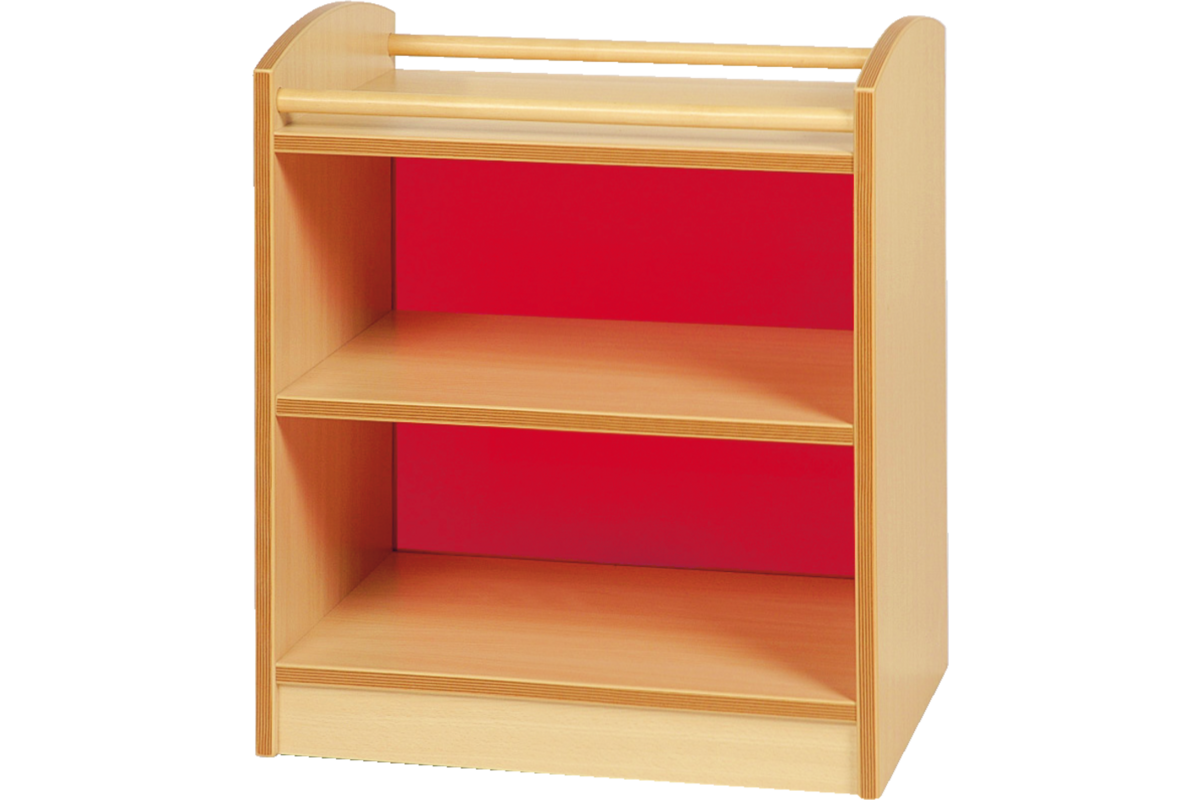 Kast Pamini met acryl achterwand, ahorn, 77 × 40 × 64 cm